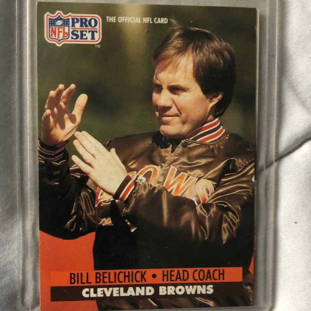 Bill Belichick - 91’ NFL Pro Set Rookie Card
